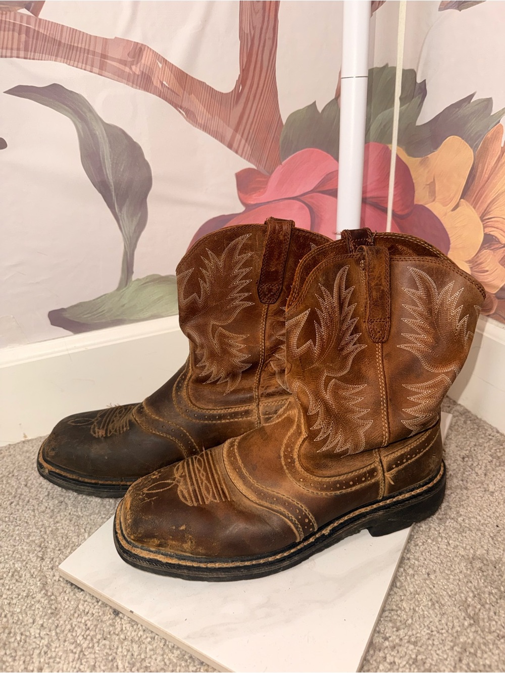 Men's ARIAT Steel Toe Work Western Boots - 10EE